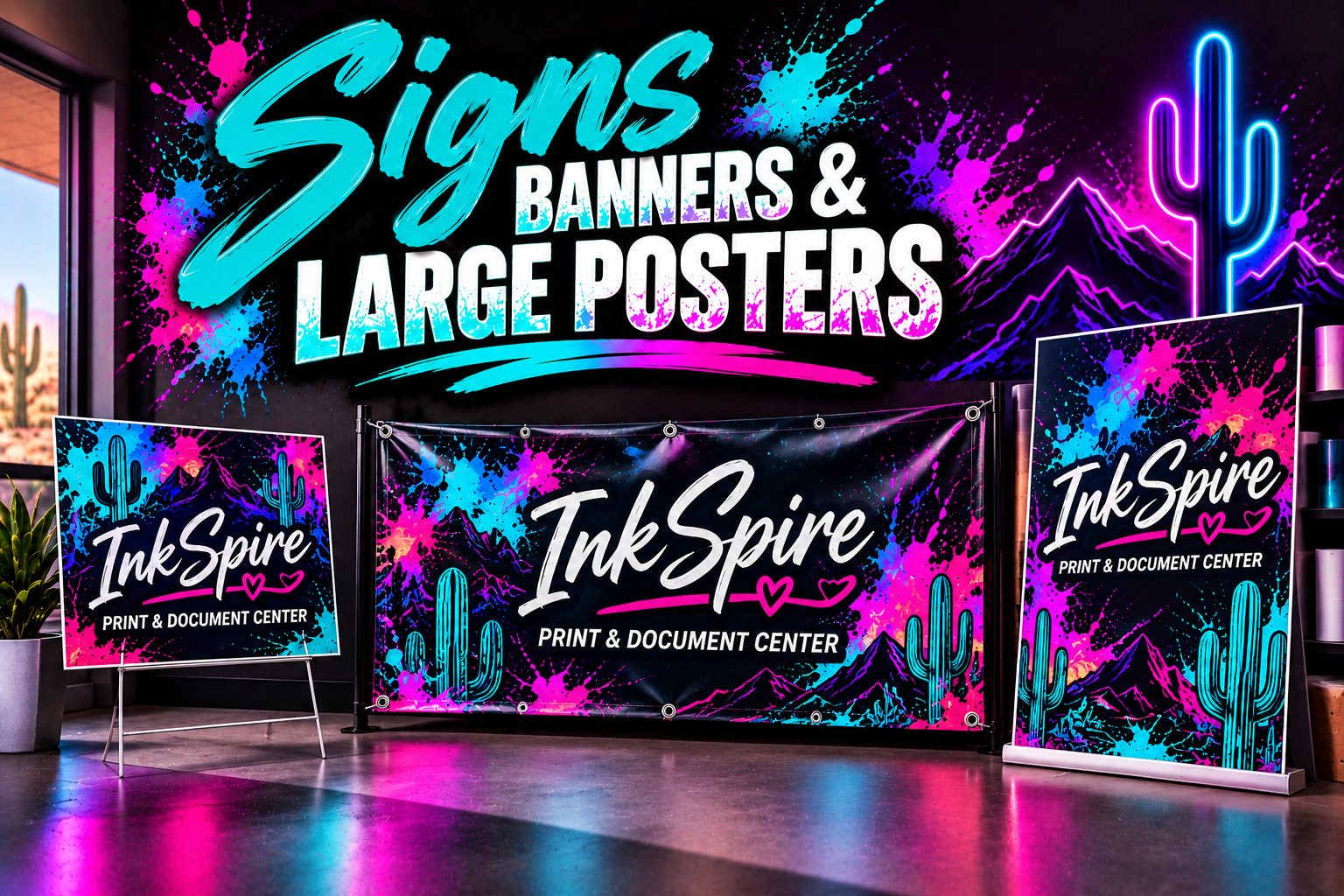 Signs, Banners and Large Posters